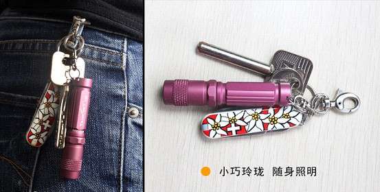 TANK007 EDC、迷你LED手電筒